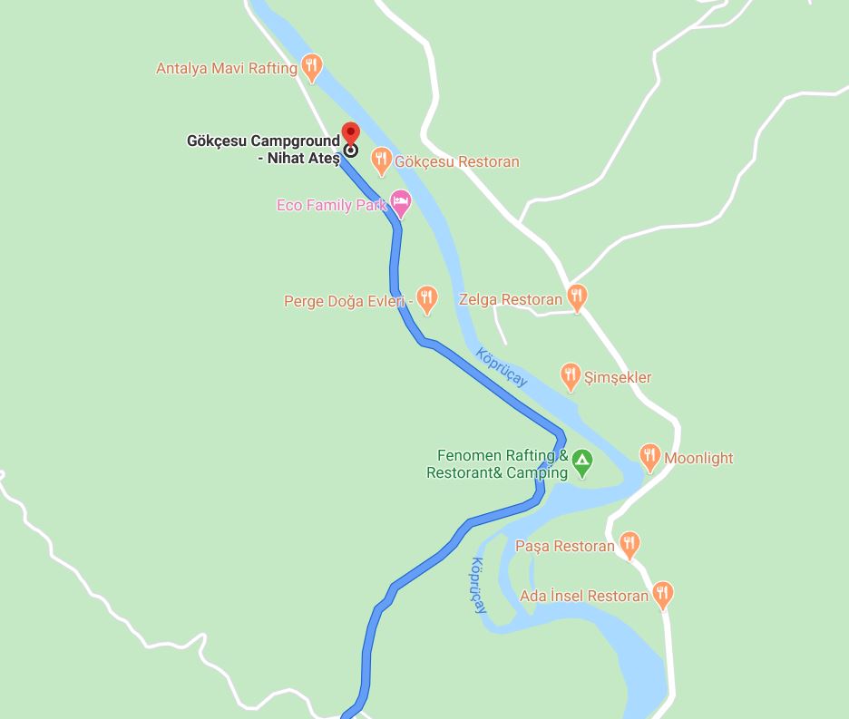 Camping Antalya Maceras�, K�pr�l� Kanyon, Antalya