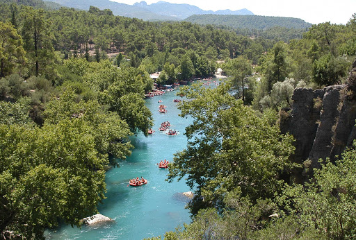 Antalya koprulu kanyon camping rafting �ad�r kamp�