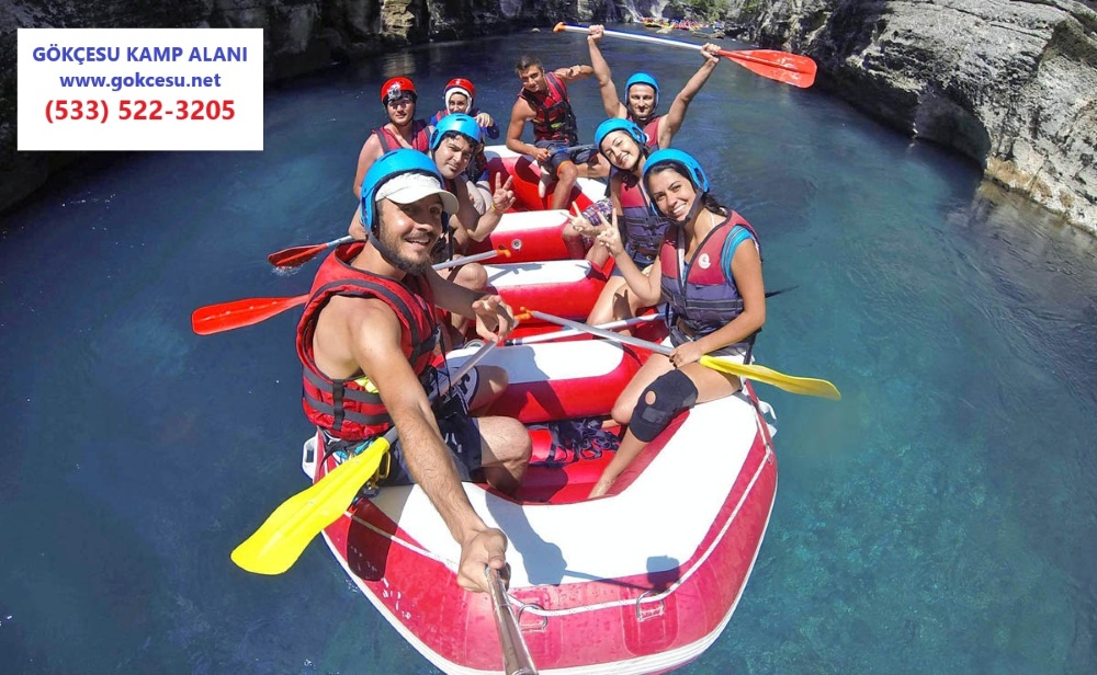 Antalya Rafting K�pr�l� Kanyon G�k�esu Kamp Alan� �ad�r Kamp