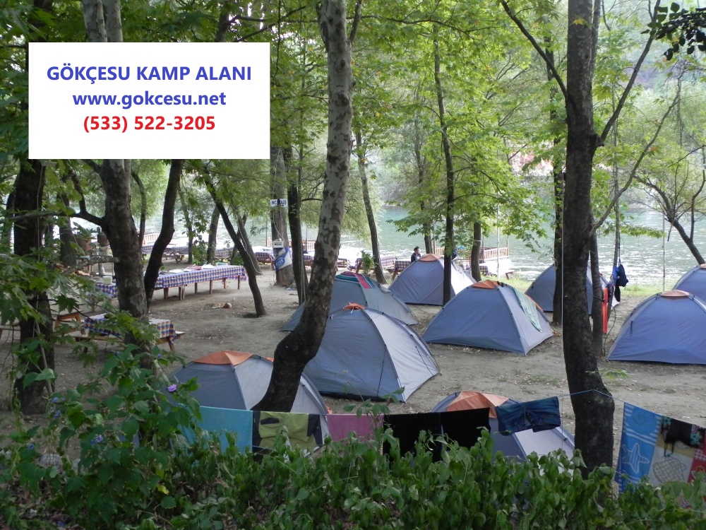 Antalya �ad�r Kamp nehir Kenar� K�pr�l� Kanyon Kamp Alan� G�k�esu Rafting